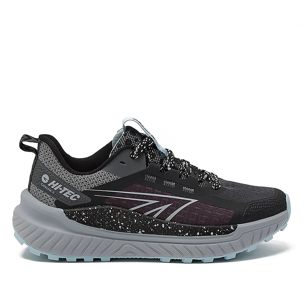 Hi-Tec Women's Black and Gray Trail Running Shoes NWT Hiking Sneakers
